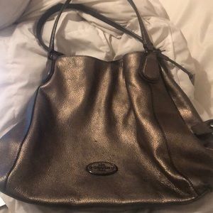 Coach dalton gold bag sold
